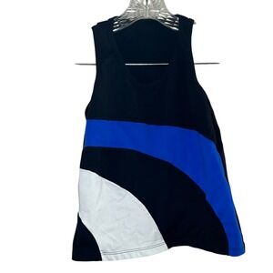 Bluefish Tank Top Women's Sleeveless Black‎ Blue White Athletic Casual active
